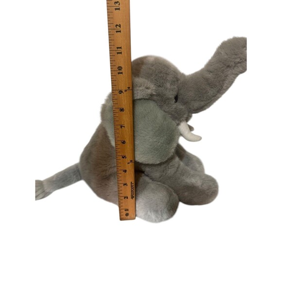 1992 MJC International Med Grey Soft Elephant Stuffed Animal Vintage Plush Toy - Picture 16 of 16